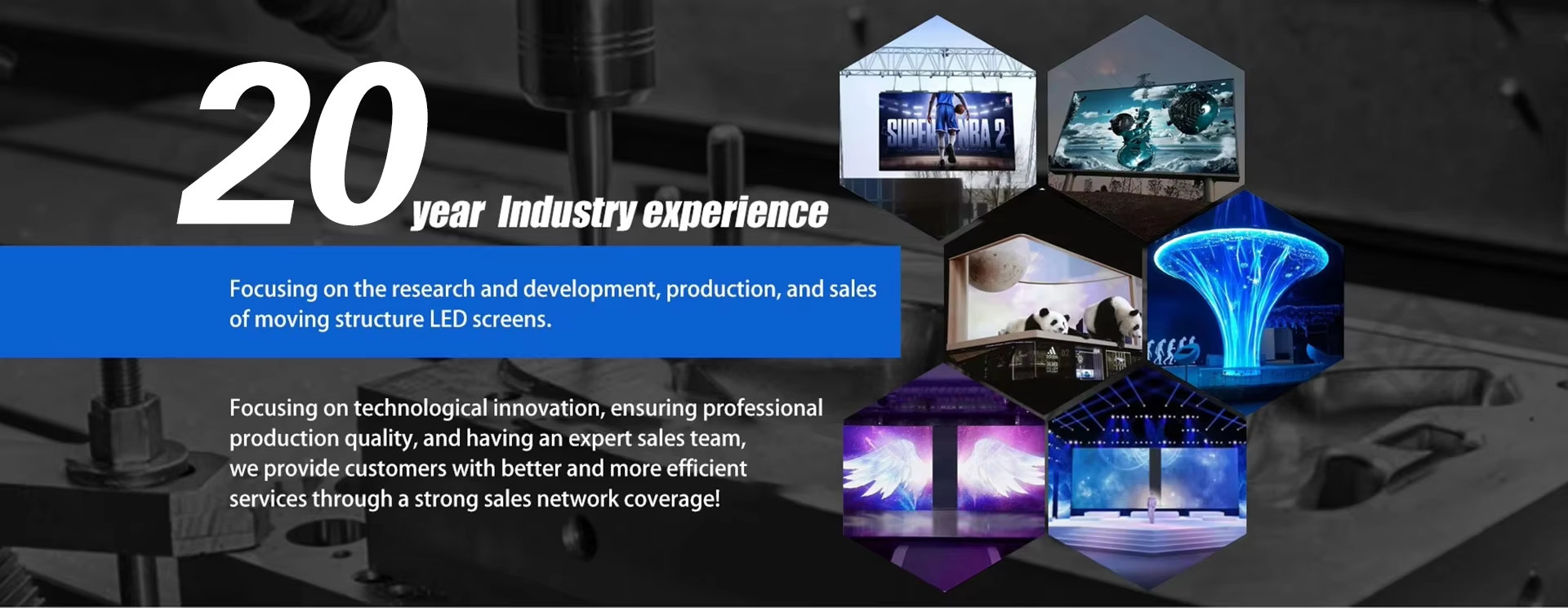 ποιότητας Κινούμενη οθόνη των οδηγήσεων εργοστάσιο